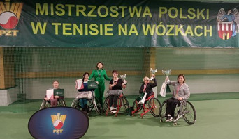 Medale tenisistek na wózkach!!