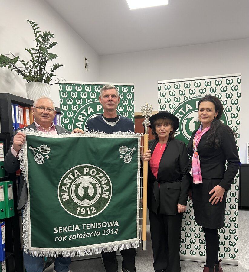 SZTANDAR DLA SEKCJI TENISA KLUBU SPORTOWEGO 