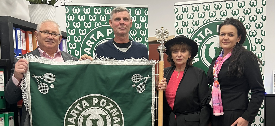 SZTANDAR DLA SEKCJI TENISA KLUBU SPORTOWEGO 