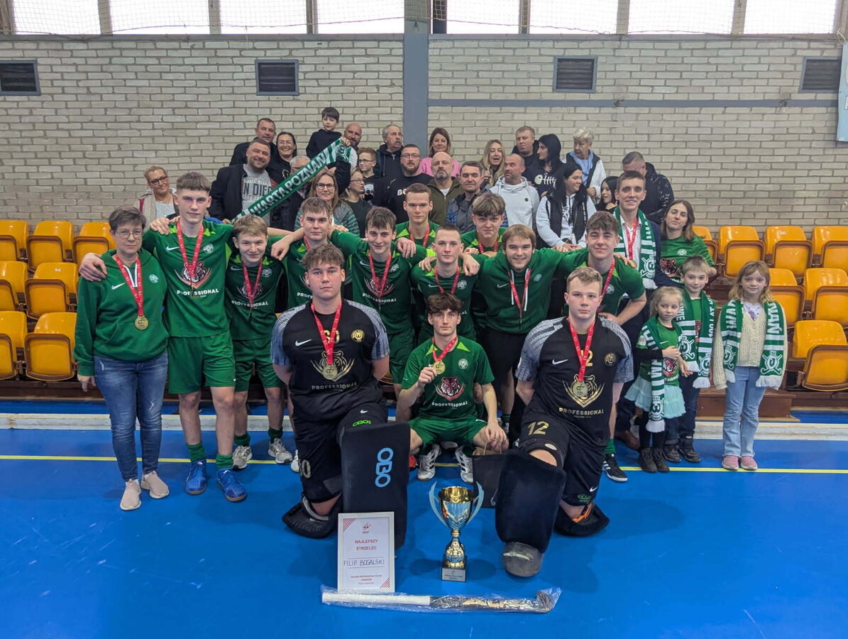 Juniorzy KS Warta Poznań Halowym Mistrzem Polski sezonu 2024/2025